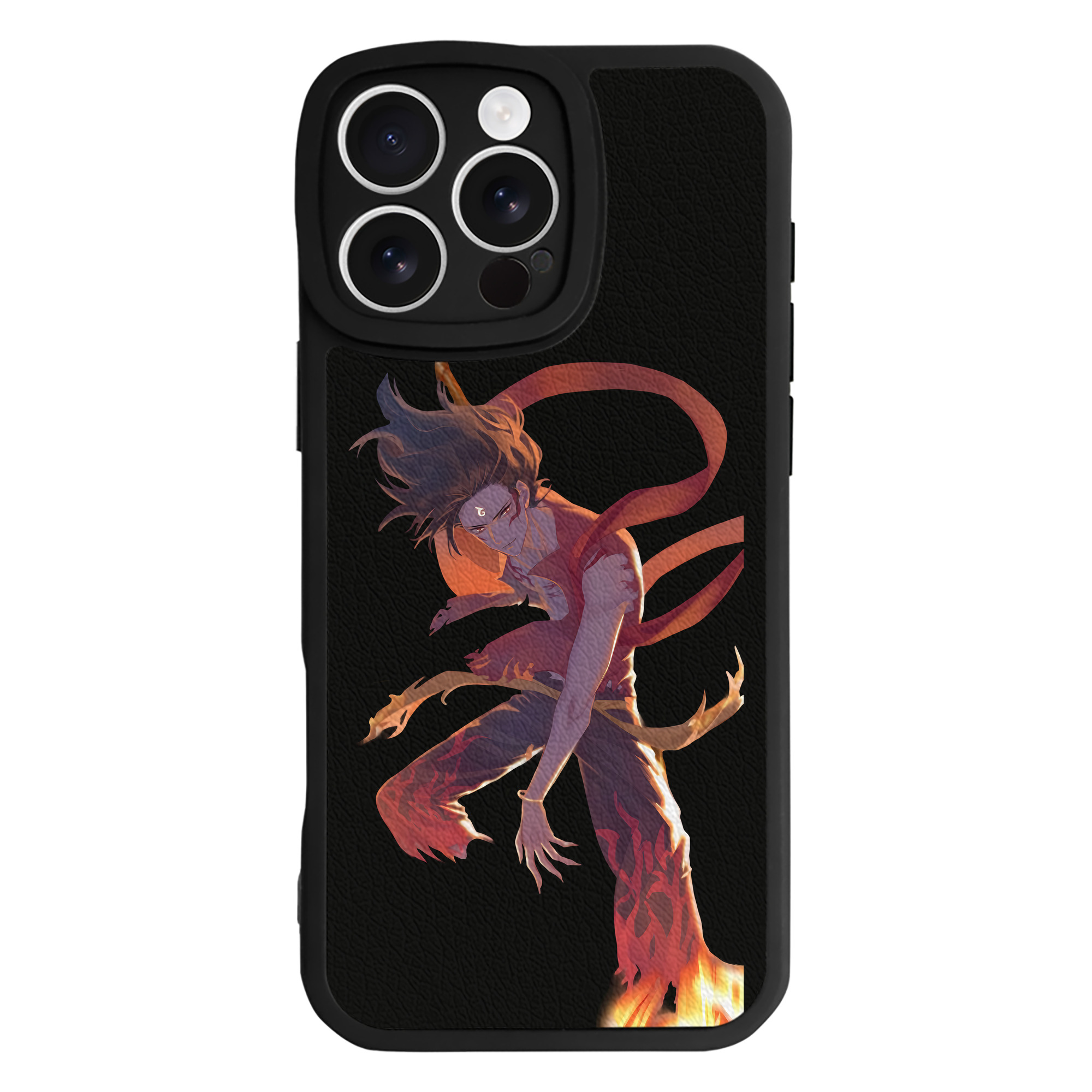 （画像用） Ne Zha 2 ナタ 魔童の大暴れ 【iPhone 16シリーズ対応】シリコンスマホケース（レザー調） 材質：シリコン